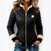 Quilted Zip-Up Puffer Jacket - Color Block Streetwear Coat - Asymmetrical Polyester Fill Winter Outerwear - Unisex Sizing S-XXL_ecoleips.com