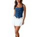 Women's Sexy Denim Vest – U-Neck Buttoned Suspenders Top (Bluish, XS-XL)_ecoleips.com