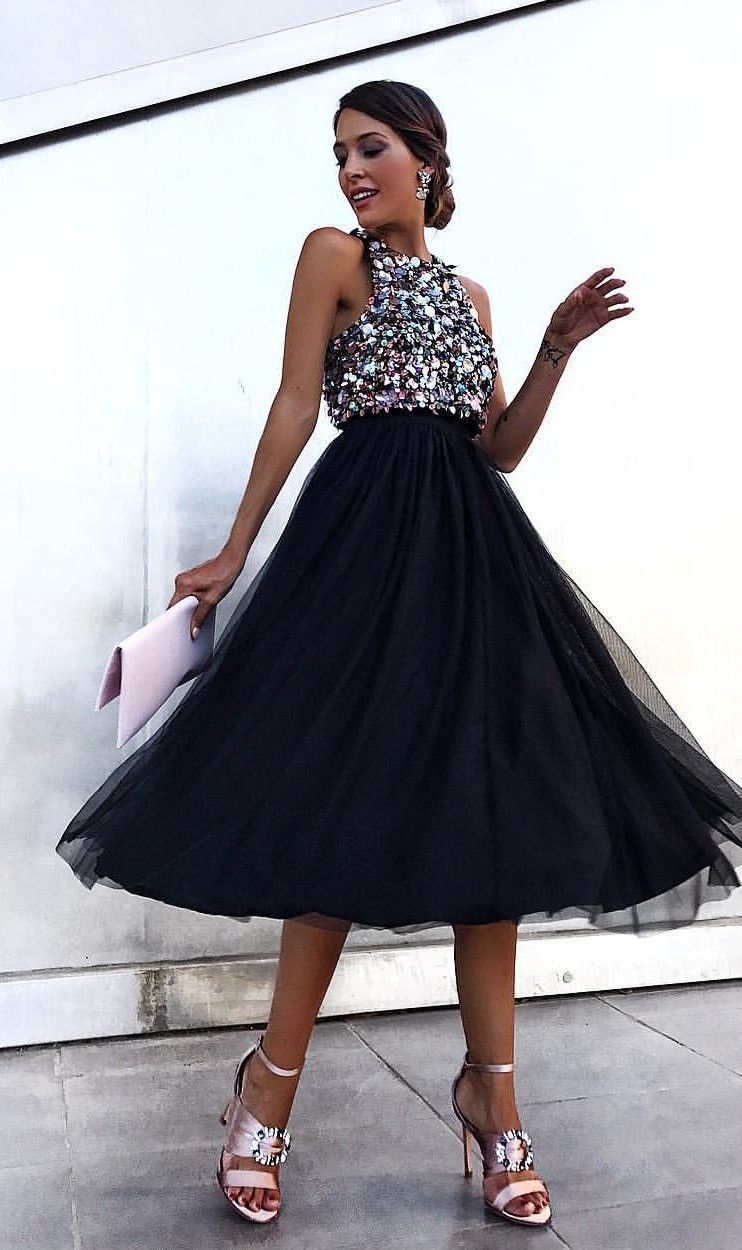 Women's Clothing new women's dress sexy sleeveless halter neck sequin dress_ecoleips.com
