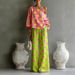 Women's Colorful Polka Dot Off-Shoulder Two-Piece Pants Set Summer_ecoleips.com