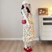Autumn Winter New Korean Fashion Knitted Polka Dot Two-Piece Maternity Dress_ecoleips.com