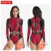Aria Basics Movie Cosplay Costume Summer Cross-Border Long Sleeve One-Piece Zipper European And American Conservative Tight Sun_ecoleips.com