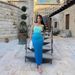 Cross-Border Women's Clothing Wholesale European And American Style Summer Slim Sexy Tube Top Gradient Color Mid-Length_ecoleips.com