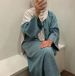 Women's Clothing Closed Robe Women Dress Islamic Clothing Plain Dubai Robe_ecoleips.com