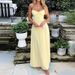 Women's Elegant Solid Color Midi Dress Tie Waist A-Line American Style New Arrivals_ecoleips.com