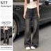 Women's High-Waisted Wide Leg Jeans Loose Fit Slimming Straight Leg Floor Length Autumn Style Cross Border Best Selling Denim_ecoleips.com