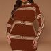 Women's Clothing Winter High Neck Long Sleeved Dress For Plus Size Women Style For Formal & Casual For Women_ecoleips.com