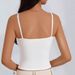 Bra With Built-in Chest Pads, One-piece Camisole Short-sleeved Vest, Summer Seamless Inner Top, Ice Silk Shirt Suitable_ecoleips.com