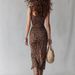 2026 Cross-Border Foreign Trade Women's Vintage Leopard Print Midi Dress With Slit Hem_ecoleips.com