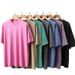 Cartoon Alien Classic Communication Print Women T-shirt Breathable Cotton Short Sleeve Washed Vintage Worn Out Female T Shirts_ecoleips.com