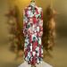 White Background Red Rose Silk Loose Fashion Ribbon Shirt + Cotton Long Skirt Set Women's Clothing 2025_ecoleips.com