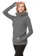 Maternity Nursing Hoodie - Winter Fleece-Lined Long Sleeve Pullover With Half-Finger Openings | Comfortable & Stylish_ecoleips.com
