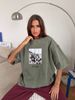 Sumuyoo 100% Cotton Women's Retro Printed T-shirt Men Vintage Short-sleeve Wax Printing T Shirts Fashion Hip Hop Loose Tees_ecoleips.com