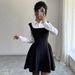 Backless Square Neck Suspender Dress For Women American Style Fashionable Summer Thin Material Casual Dress_ecoleips.com