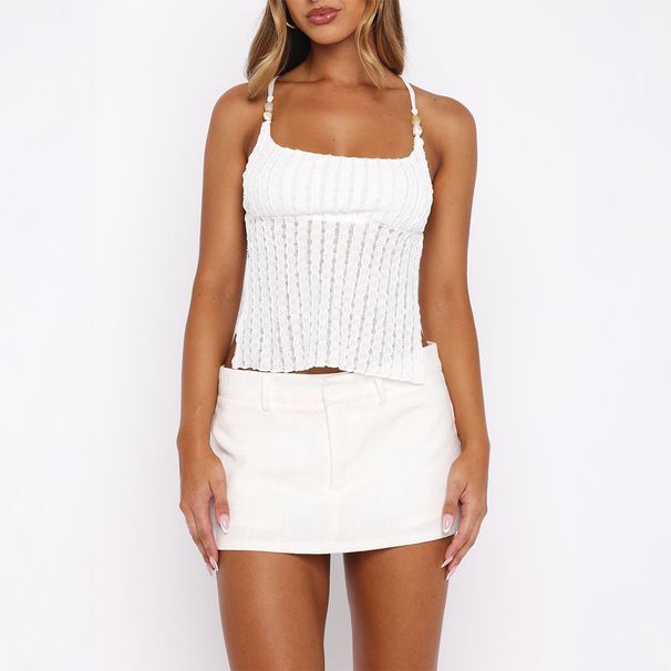 Women's Y2K Versatile Camisole Top Spring Summer American Style Hot Girl Fashion_ecoleips.com