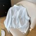 Women's Summer Thin Sun Protection Shirt New Style Fashionable Breathable Casual Short Sleeve Outerwear for Petite_ecoleips.com