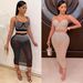 Women’s Clothing Diamond-encrusted chest strap rhinestone two-piece two-color night suit_ecoleips.com