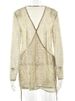 JULISSA MO Printed Sexy Sheer Chiffon V-neck Women Mini Dress Long Sleeve Lace Up Dresses Summer Loose Elegant Outdoor Beachwear_ecoleips.com