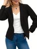 European And American Cross-border Women's Clothing 2024 Autumn Hot-selling Fashion Jacket Double-layer Blazer_ecoleips.com