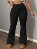Aria Basics Cross-border European And American TK Xiyin TMU Solid Color High-Waisted Flared Elegant Women's Wide-Leg Casual_ecoleips.com