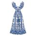 Women's Clothing Exclusive New Women's Sun Protection Swimwear Gauze Skirt Printed Swimsuit Female Bikini_ecoleips.com