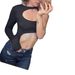 Women's High-Waisted Bodysuit Sleeveless Hollow out Tight Fit Black Croptop Sexy European American Solid Color Summer Wholesale_ecoleips.com