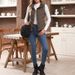 Women's Quilted Vest With Stand Collar, Zip Pockets, Winter Warm Padded Sleeveless Jacket For Casual Outerwear_ecoleips.com
