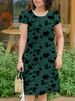 ZANZEA Short Sleeve Bohemian Sundress O Neck Women 2024 Summer Casual Knee-length Dress Daily Floral Print Holiday Short Vestido_ecoleips.com