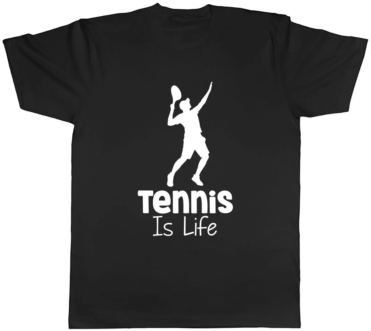 Women's T-Shirts Tennis Is Life Mens Unisex T-Shirt Tee_ecoleips.com