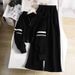 Women's Waffle Knit Zip-Up Hoodie & Wide Leg Pants Set - Trendy Casual Two-Piece Outfit For Spring & Fall_ecoleips.com
