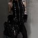 Napoleon Women's Double Breasted Sleeveless Vest CF26031 Spring New Dark Versatile Metallic Top_ecoleips.com