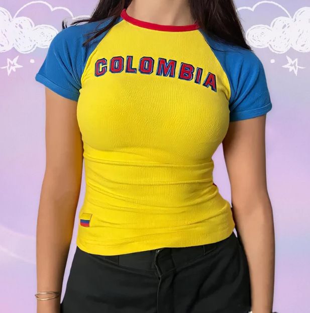 Short Sleeved T Shirt For Women Summer New Embroidery Korean Version Style Loose Slim Shoulder Short Tops For Women Ins Trend_ecoleips.com