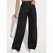 High Waisted Straight Leg Jeans Women's Loose Fit Wide Leg Pants Autumn Winter Solid Color Denim for Petite European American Style_ecoleips.com