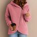 Women’s Fleece-Lined Zip-Up Hoodie – Oversized Long-Sleeve Pullover With Cozy Sherpa Lining (Gray, Blue, Pink, Orange, S-XXXL)_ecoleips.com