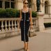 Women's Clothing Vest Dress Contrast Color Single Row Multi Button Slit Long Knitted Dress_ecoleips.com