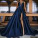 Elegant Wedding Dress Chic Women Luxury Gowns Fold Party Dress Spring Summer Off Shoulder High Split Dresses In Special Occasion_ecoleips.com