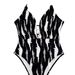 Women's Clothing Swimsuit Women's High End Sexy Backless One Piece Swimsuit Hot Spring V Neck Strap Swimsuit_ecoleips.com