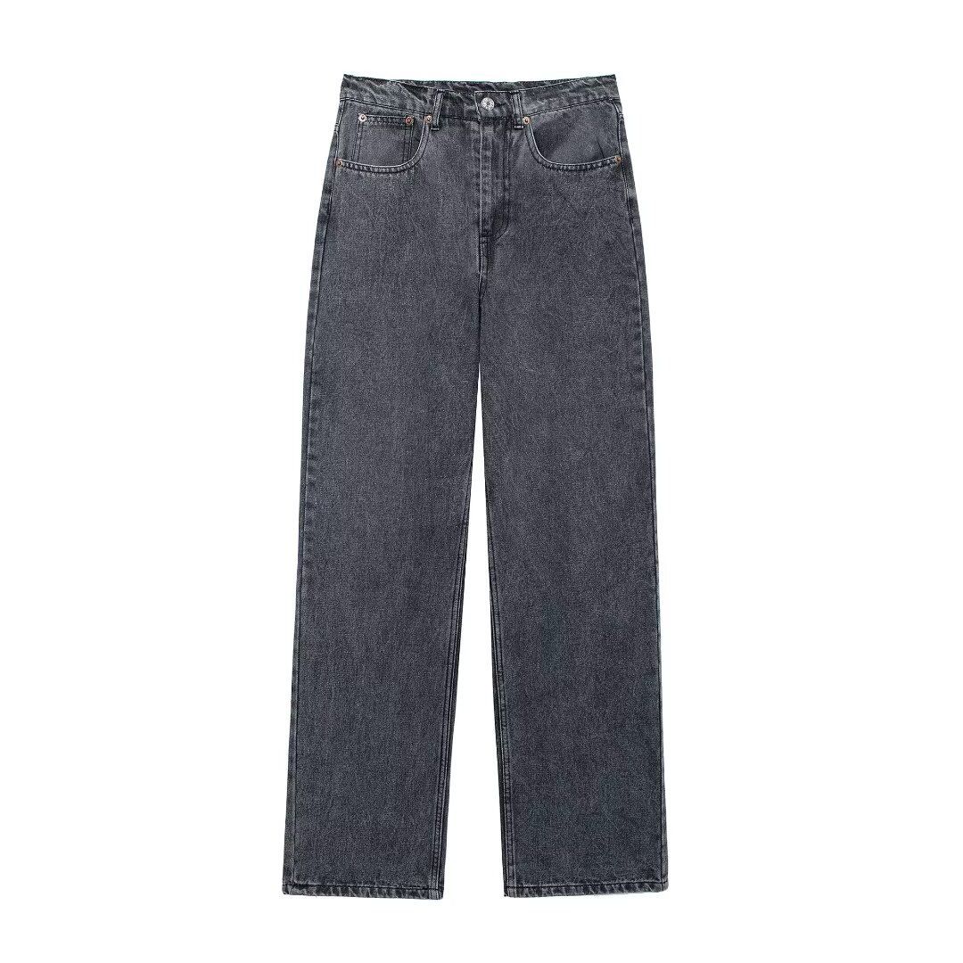 Women's Clothing Loose Jeans With Holes_ecoleips.com