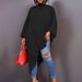 Women's Clothing Summer Chiffon Irregular Fashion Large Size Women's Loose Dress_ecoleips.com