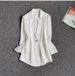 Acetate Slim-fit Blazer, Slimming, Single-breasted, Light , Niche Texture, Thin Blazer Jacket For Women, OL Korean_ecoleips.com