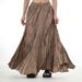 plus Size Women's Flowy Draped Pleated Midi Skirt Loose Fit Slimming Cross Border Style 2026 New Super Large Skirt 11050_ecoleips.com