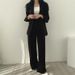Women's Korean Style Casual Trousers Camel Color Trendy Design Unique Suit For Spring And Autumn_ecoleips.com