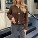Diyun European And American Style Casual Vacation High-end Woolen Long-sleeve Shirt Sweater Women's Fashion 2025 Autumn_ecoleips.com