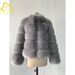 Luxury Faux Fox Fur Coat – Winter Stand Collar Jacket,Warm Outerwear For Women, Elegant & Ethical Fashion (Black, S/M/L/XL)_ecoleips.com