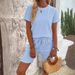 2026 European And American Bes-selling Solid Color T-shir, Shor-sleeve Shors Wo-piece Se, Summer Casual Spors_ecoleips.com
