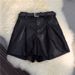 2025s PU Leather For Women Petite 2025 Autumn Winter Veratile High Wait Slimming A-Line Wide Leg Looe Outer Wear Boot_ecoleips.com