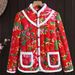 girl Internet Celebrity Northeastern Large Jacket Retro Button Ethnic Style Half-Zip Thick Slim Fit Mom Small Floral Cotton_ecoleips.com