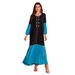 Women's Clothing Hand Sewn Fashion Stitching Party Robe Dress_ecoleips.com