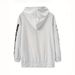Women's Casual Hooded Two Piece Set European And American Fashion Top And Trousers with Letter Print_ecoleips.com
