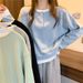 women's Faux Two-piece Sweatshirt, Spring And Autumn Thin Style, 2022 New Model, Loose-fitting Korean_ecoleips.com